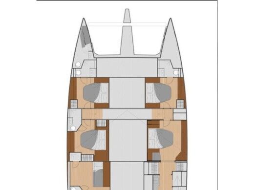 Catamaran  Samana 59 Plan du bateau