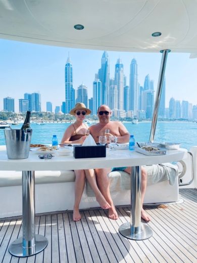 Dubai Motor Yacht Gulf Craft Majesty 66 alt tag text
