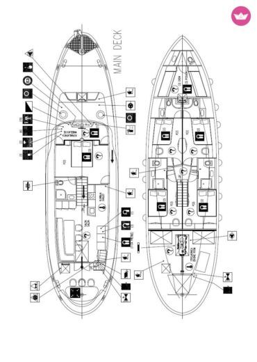 Gulet Custom Made Adriatic Breeze Boat design plan