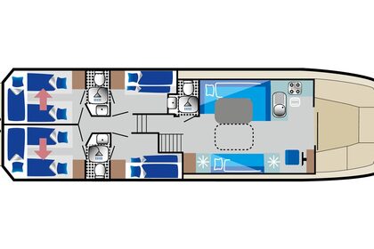 Miete Hausboot vetus 1500 (HMR) Rechlin