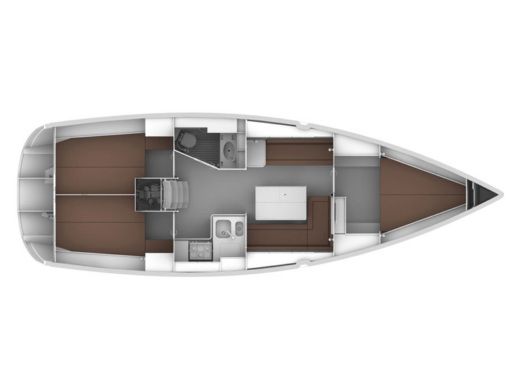 Sailboat BAVARIA 36 CRUISER Plan du bateau