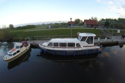 River Cruiser 39 - czarter barki na Pętli Żuławskiej i Kanale Elbląskim