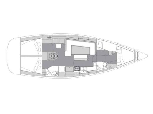 Sailboat Elan Elan Impression 45.1 Boat layout