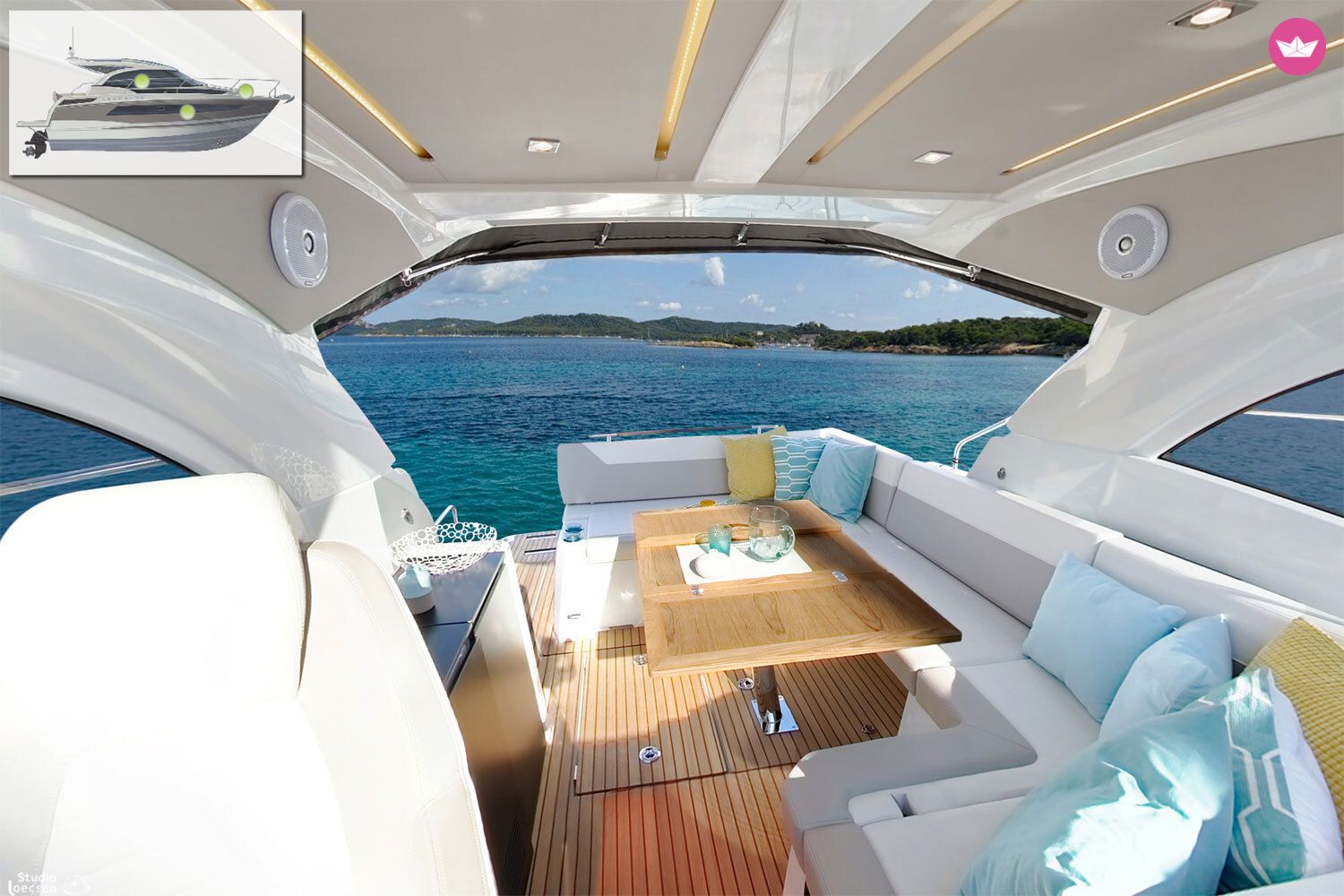 Bateau à moteur Jeanneau Leader 33 440cv 4