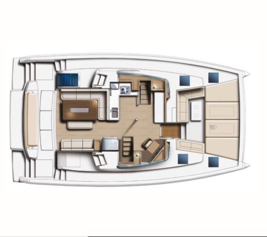 Catamaran Bali - Catana 4.6 boat plan