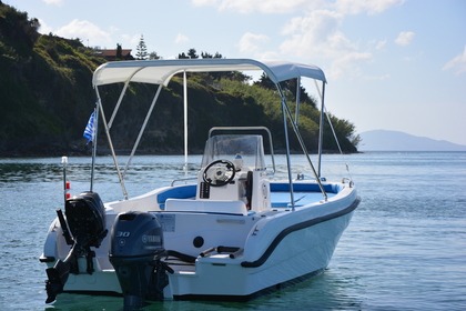 Explore Zakynthos with Ariadne, a 40hp speedboat for up to 4 guests – no license required! Perfect for daily cruises to Navagio, Blue Caves, Keri Caves & Turtle Island.