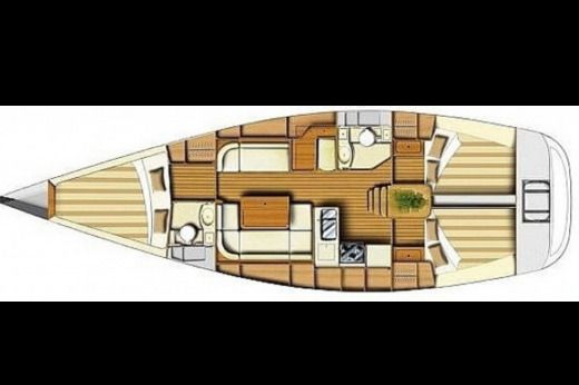 Sailboat Dufour Dufour 40 Performance boat plan