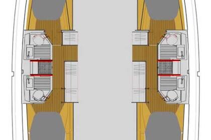 Aluguel Catamarã Fountaine Pajot Fountaine Pajot Astrea 42 - 4 + 2 cab. Biograd na Moru