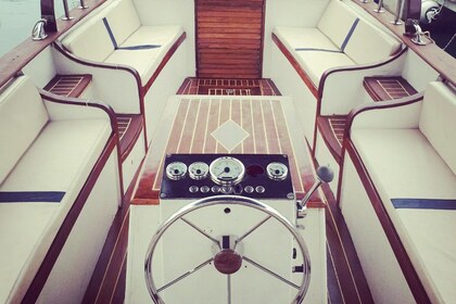 Charter Motorboat Traditional Wooden Boat Riva Budva