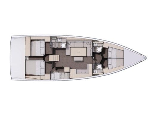 Sailboat Dufour 470 Grand Large Plan du bateau