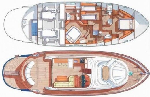 Motor Yacht Apreamare Apreamare 60 Boat layout