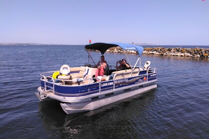 Location Bateau à moteur sun tracker fishing barge 22 Marseillan