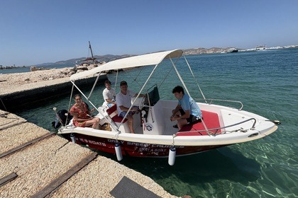 Enjoy 7 hours to Antiparos with 30/60hp up to 6 people no license required