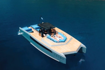 Verhuur Motorboot Sunreef 40 Oia