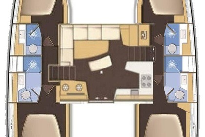 Чартер Катамаран Lagoon-Bénéteau Lagoon 42 - 4 + 1 cab. Тунас-ду-Парана