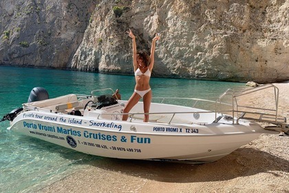 Hire Boat without licence  volos Marine Zakynthos