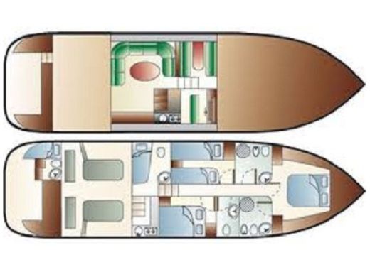 Motor Yacht DELLA PASQUA DC16 Planimetria della barca