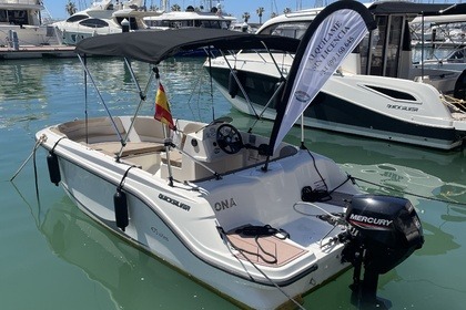 Hire Boat without licence  Quicksilver 475 aXess Sitges