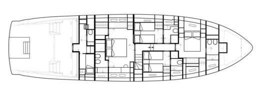 Motor Yacht Sanlorenzo SX76 Boat design plan
