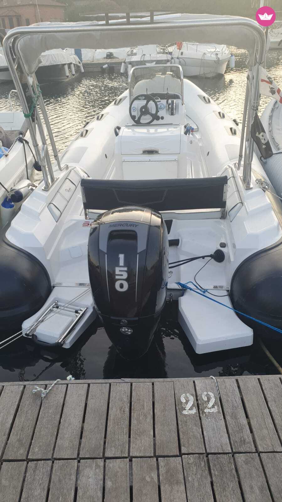 Semi-rigide Cayman Yacht 21 sport 150cv 4