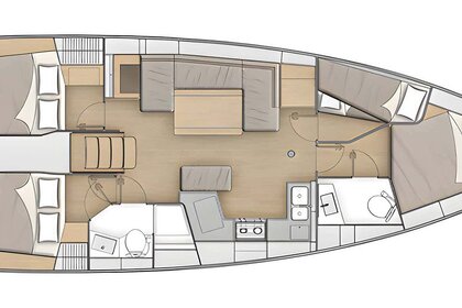 Hyra båt Segelbåt Bénéteau Oceanis 40.1 Palma de Mallorca