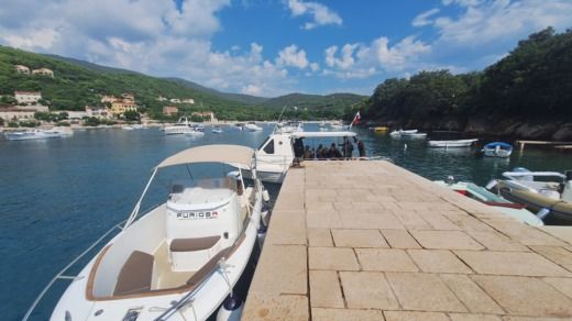 Motorboat Jeanneou Cap Camarat 7.50 CC Style Boat design plan