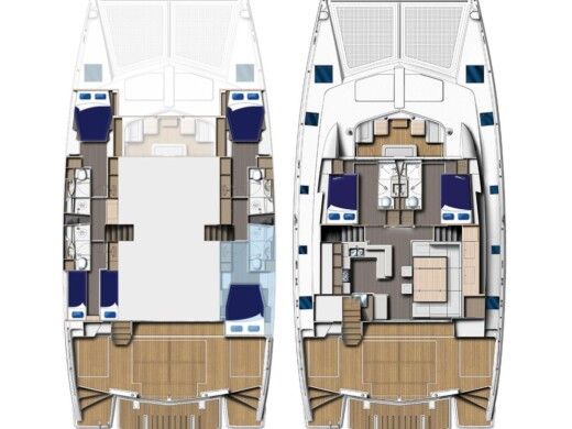 Catamaran Moorings 5800 boat plan