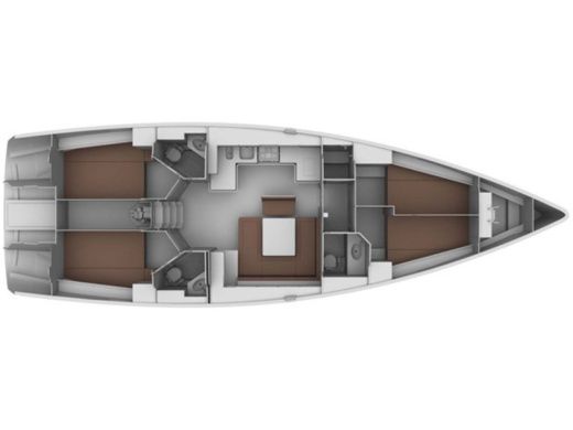 Sailboat BAVARIA 45 CRUISER Boat design plan