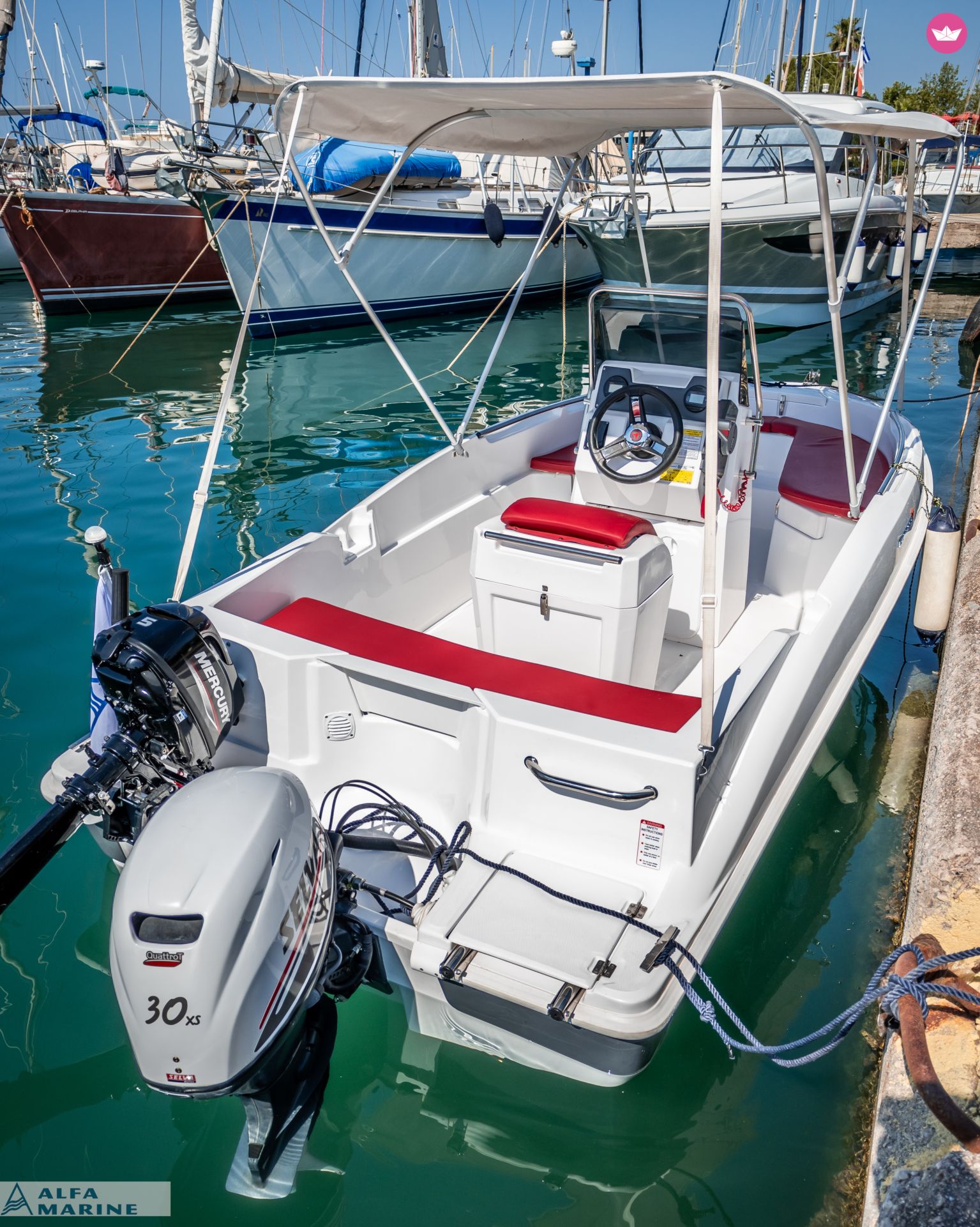 Bateau sans permis Compass 150cc 30cv 6