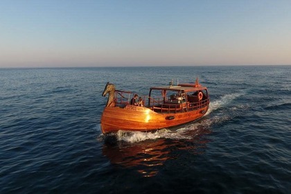 Charter Motorboat BM Phoenician traditional boat Paphos