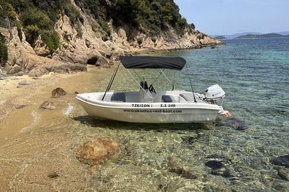 Hire Boat without licence  Zaggas Marine 30hp TOHATSU Skiathos