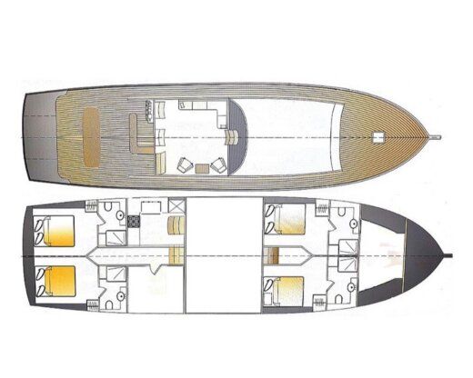 Sail Yacht Gulet Elifim 11 boat plan
