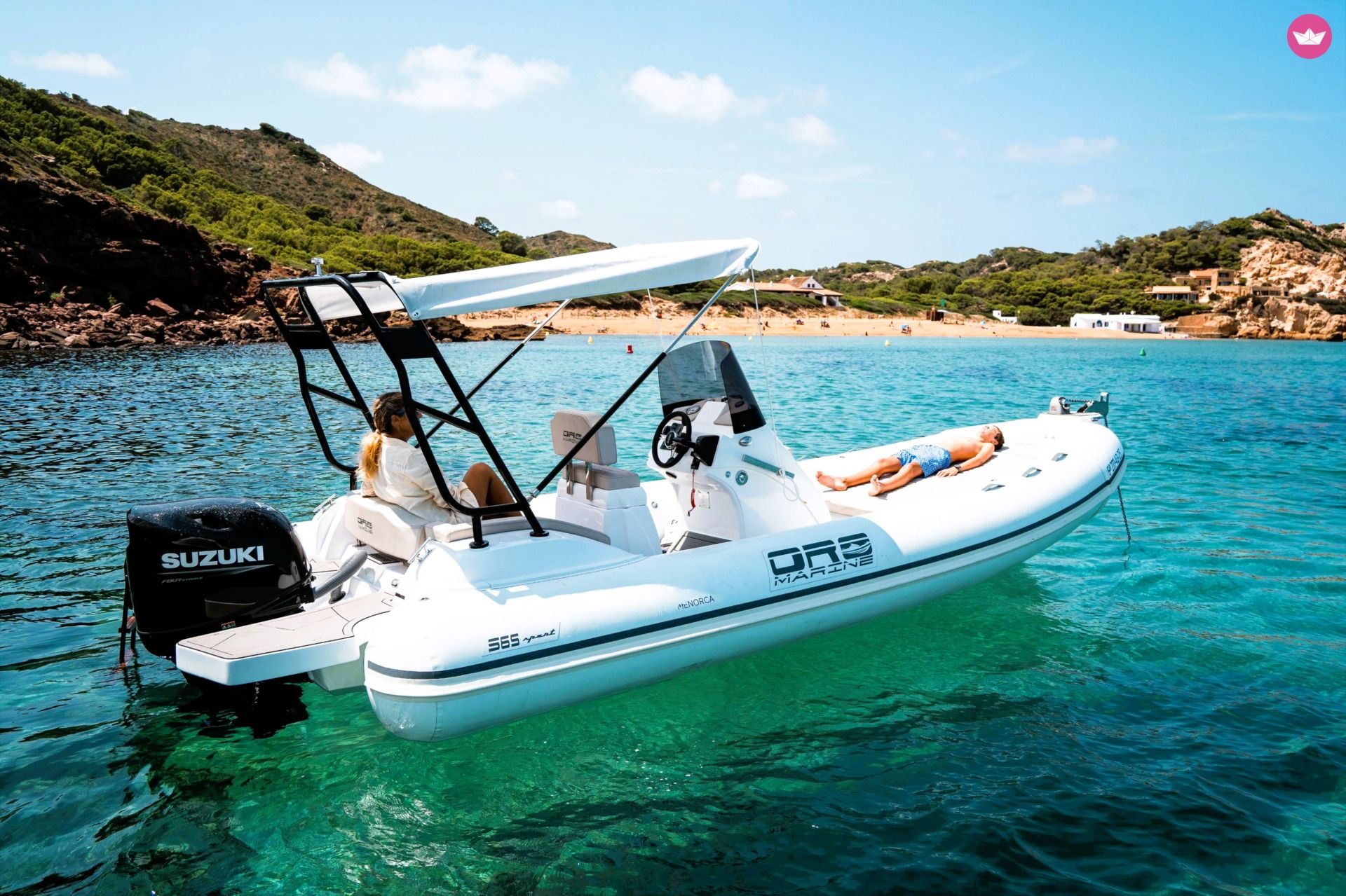 Semi-rigide Oro Marine S-65-3 Fornells 115cv 2