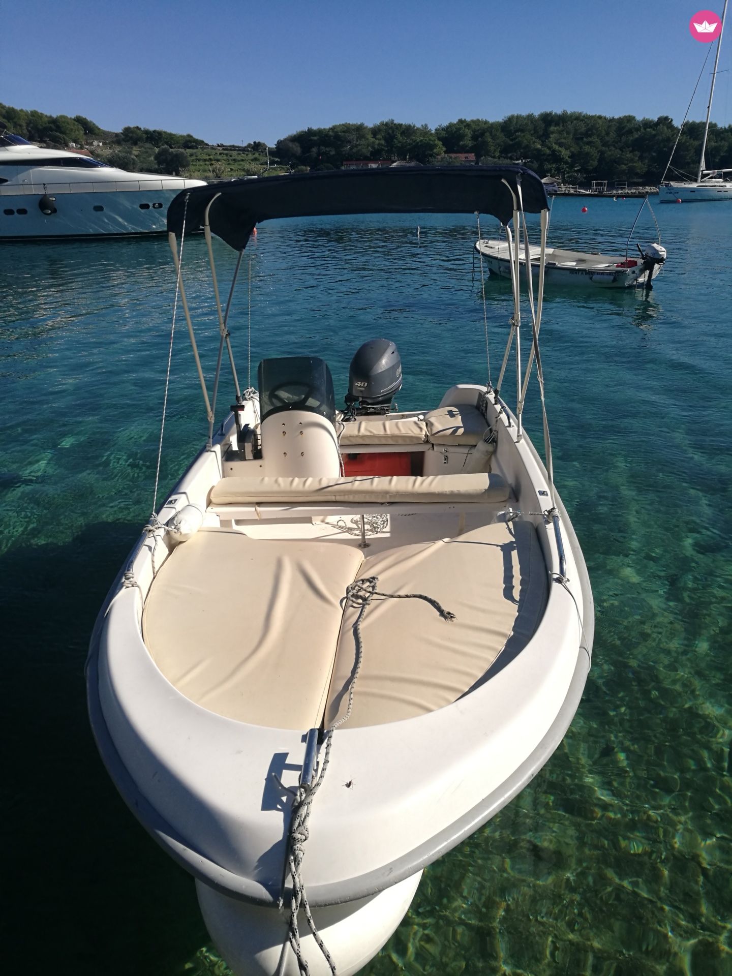 Bateau à moteur Mazury 30 hp free petrol 30cv 4