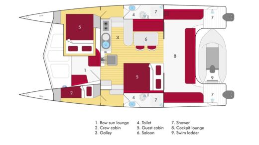 Catamaran Asia Catamarans Stealth 38 Boat design plan