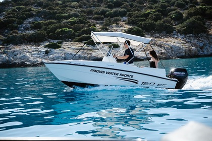 Rental Boat without license  COMPASS 150CC Agios Nikolaos