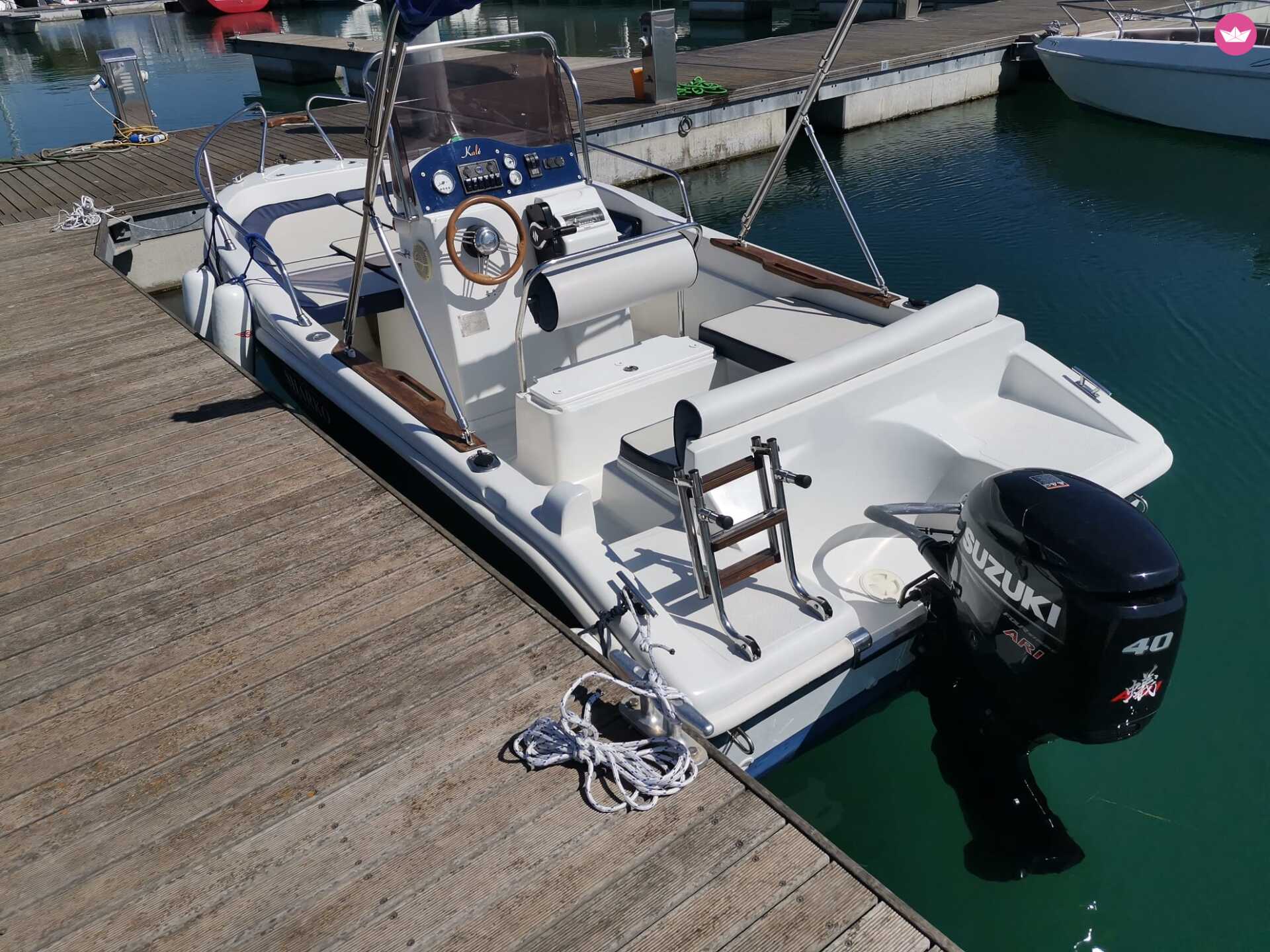 Bateau sans permis Blu&blu Sharko 19 40cv 6