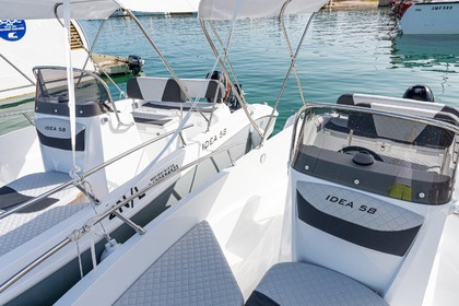 Barca a motore - Idea verde 58 open