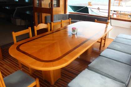 Traditional Greek Wooden Motor Sailing 30m for day cruises