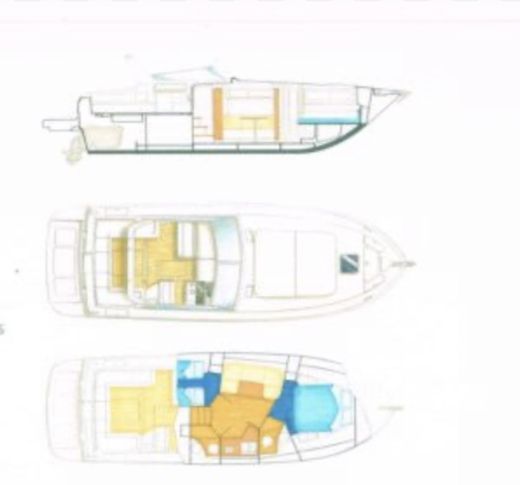 Motorboat Fiart Mare 36 genius boat plan