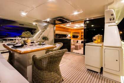 Ferretti 80 for day and weekly cruises