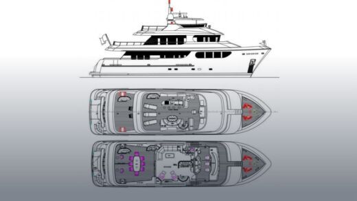 Motor Yacht custom made 2022 Boat design plan