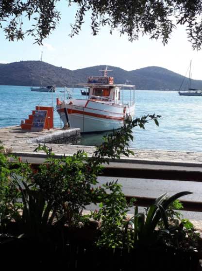 Charter Motorboat Wooden Wooden Motorboat Elounda