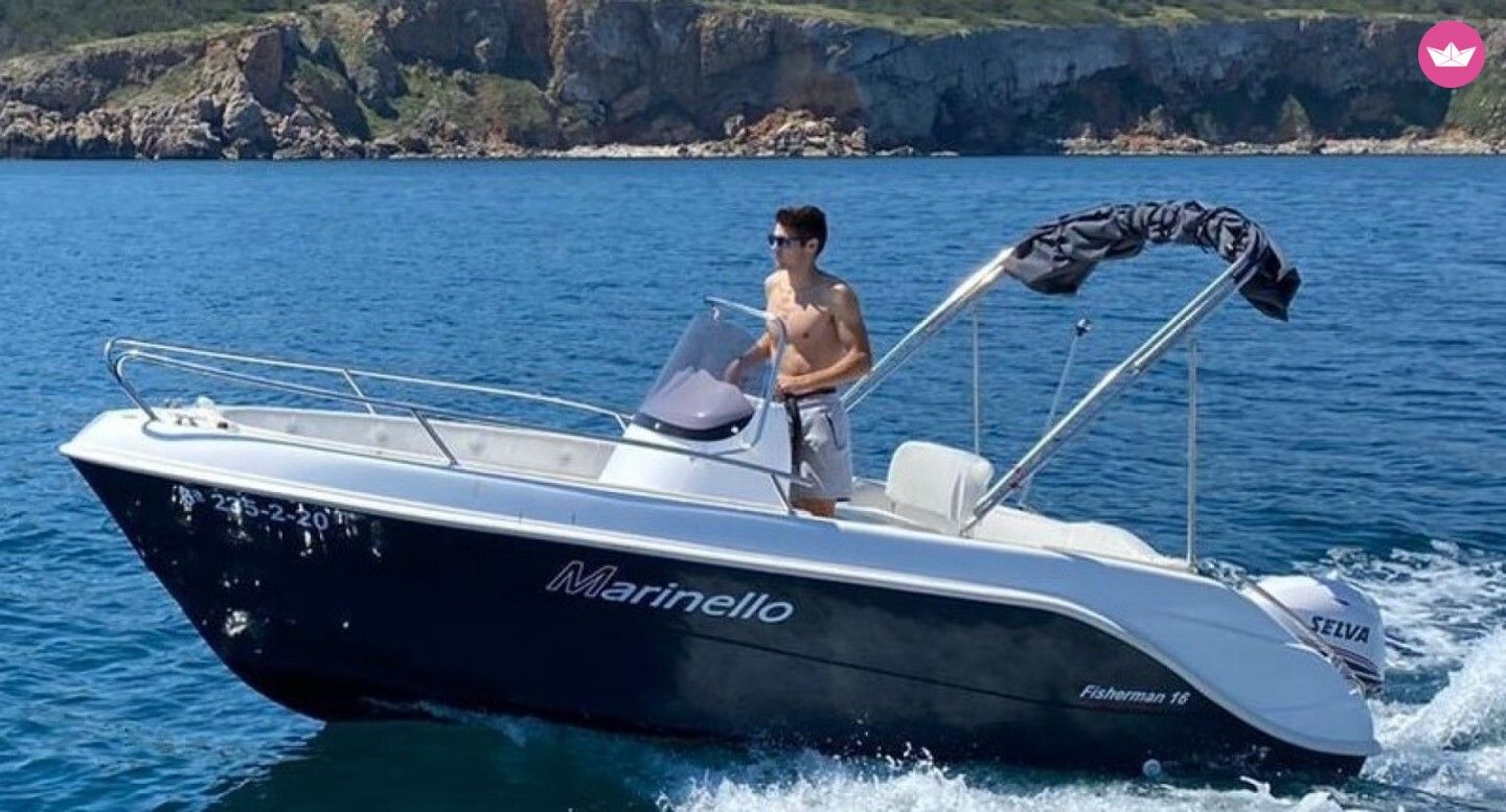 Bateau sans permis  Marinello Fisherman 16 6cv 3