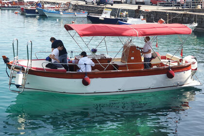 Verhuur Motorboot Custom GOZZO IN LEGNO Taormina