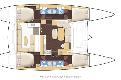 Verhuur Catamaran Lagoon Lagoon 440 Bora Bora