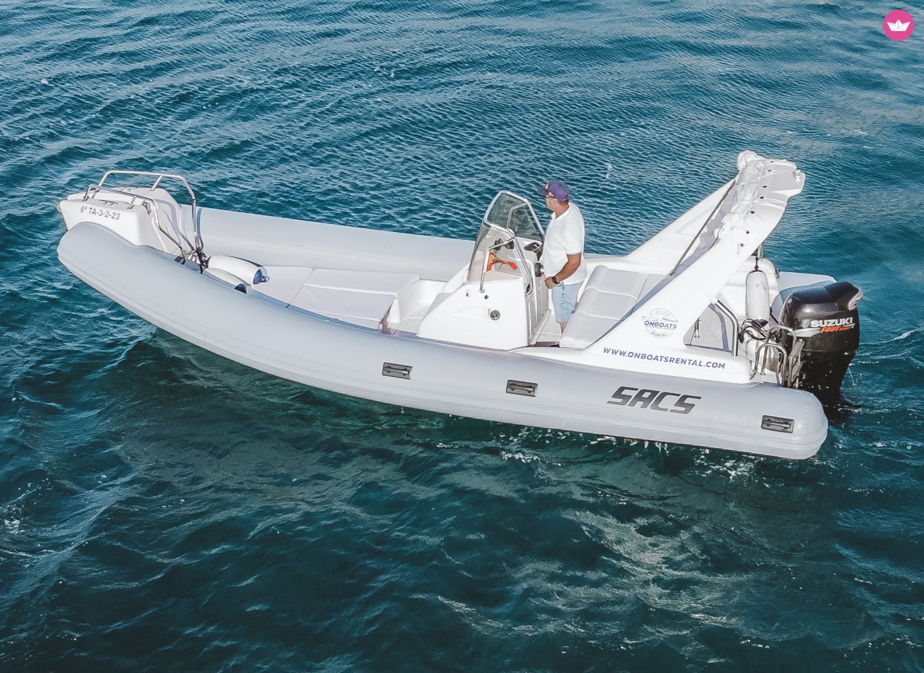 Bateau à moteur Sacs Marine S680 140cv 2