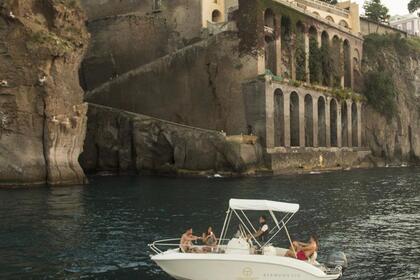 Hire Motorboat Capri tour amalfi coast aperitif on boat Sorrento