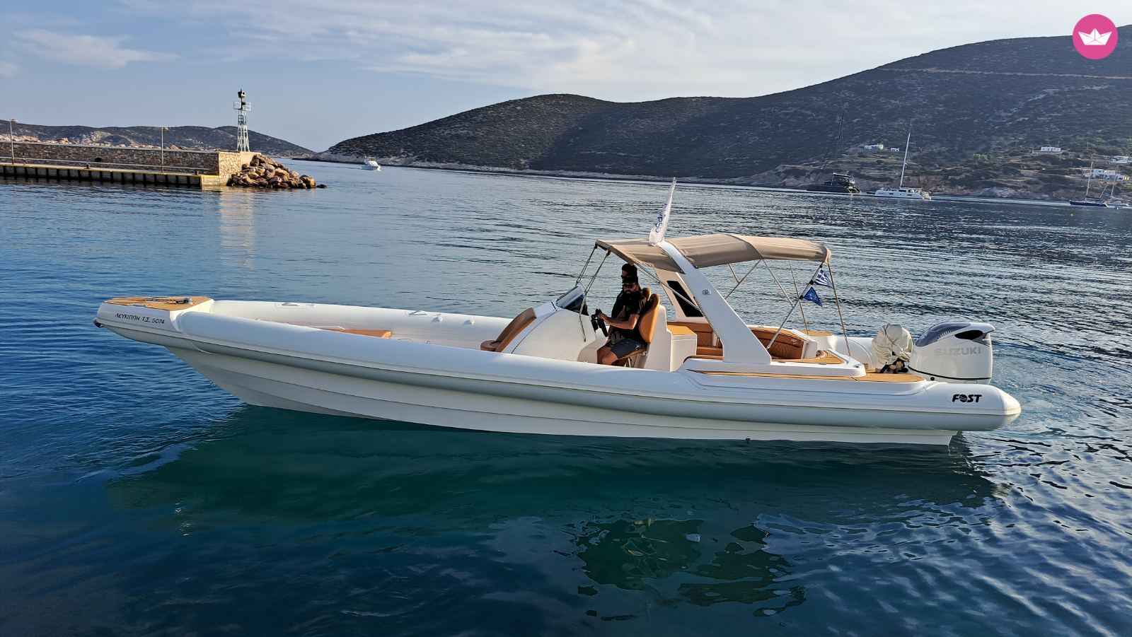 Semi-rigide Fost Matrix 12m (Suzuki duoprop) Milos 300cv 4
