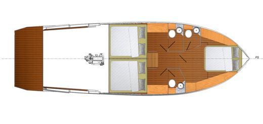 Houseboat Cobra Maestro 42 boat plan